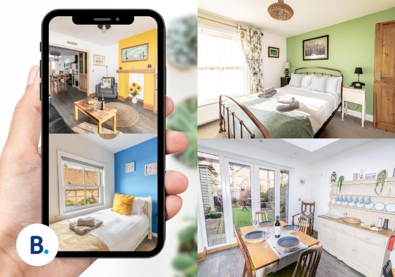 Stylish 2 Bedrooms Cosy & Bright Cottage, Pet Friendly, Sleeps 5, Titchfield Village - Summer Special Offer!! - By Blue Puffin Stays Exterior foto